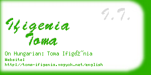 ifigenia toma business card